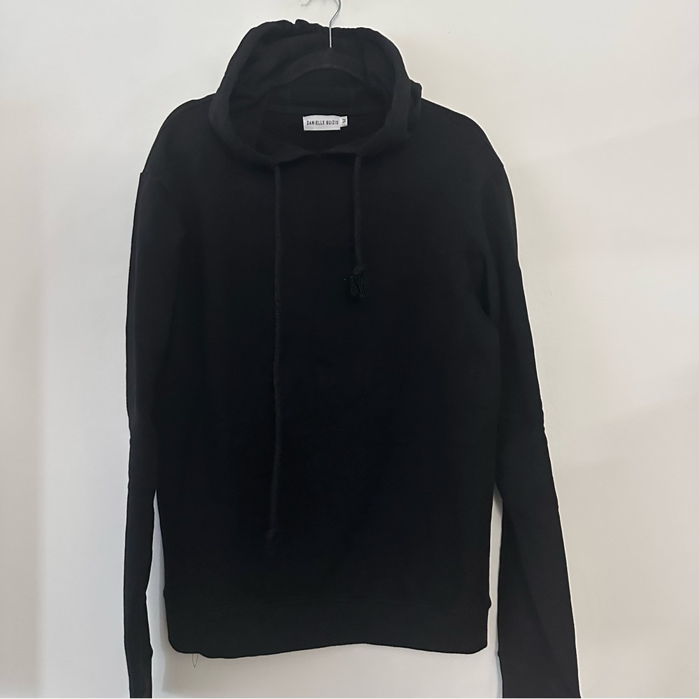Danielle Guizio Hoodie Classic Black Basic size medium